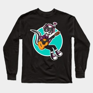 Melody the Guitarist Skunk (Variant 2) Long Sleeve T-Shirt